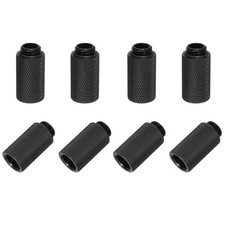 Male to Female Extender Fitting G1/4 x 30mm for Water Cooling System Black 8pcs