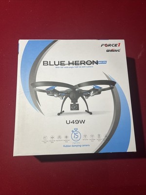 Blue Heron U49W 720p 120 Degrees Wide Angle 15 Min Flight Time New In Box Sealed