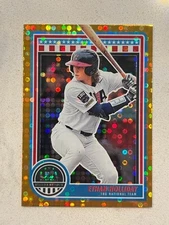 ETHAN HOLLIDAY 2025 Panini USA Baseball Stars & Stripes ORANGE /75 card #67 qty