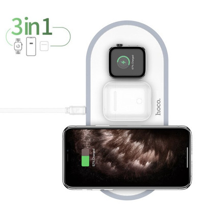 Chargeur Sans Fil Pour 3 En 1 Smartphone Apple Watch Ecouteure Apple Ebay ebay