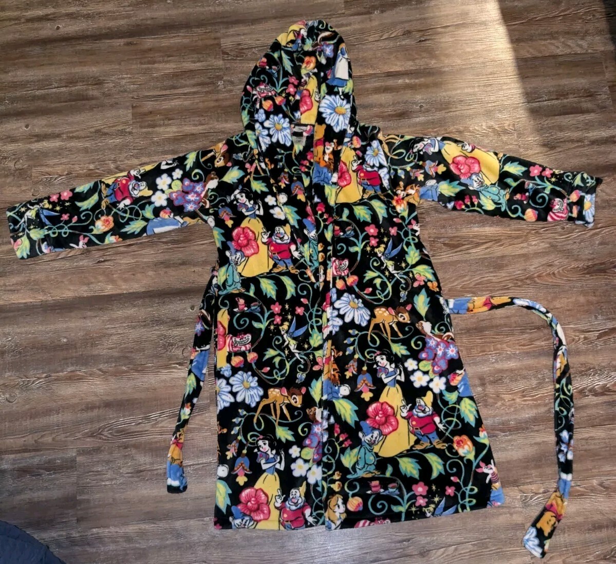 Disney Characters Robe Vera Bradley x Disney Classics 100th Anniversary fleece hooded robe ...