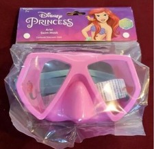 Girls Disney Princess Ariel Little Mermaid Swim Mask Swimming Pool Goggles NWT