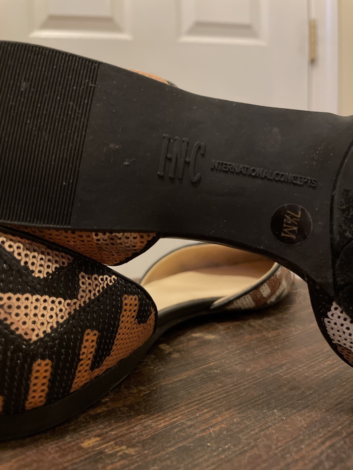 INC Internatinal Concept Flats Sequin Southwester… - image 5