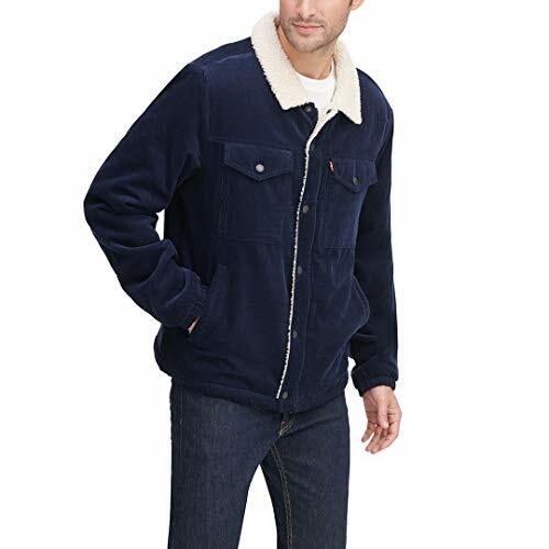 navy corduroy sherpa jacket