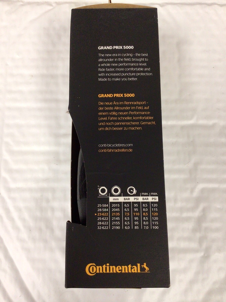 Continental Grand Prix 5000 700 x 23c Folding Tire | eBay