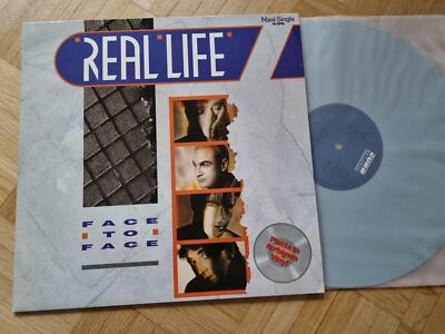 Real Life - Face to face 12'' Disco Germany COLOURED VINYL