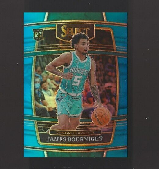 2021-22 James Bouknight Panini Select Prizm Concourse Light Blue #37 RC 73/299
