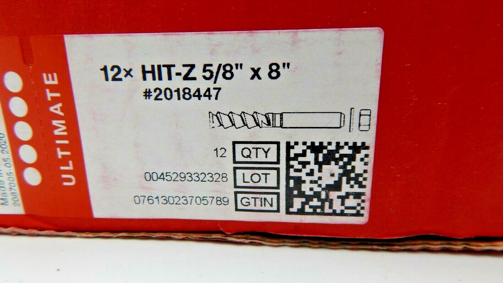 Hilti 2018447 Anchor Rod HIT-Z 5/8