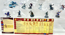 Dungeons Dragons Miniatures: Humanoid Lot 11 Models w/ Cards WOTC
