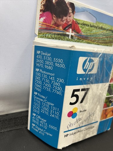 HP Ink Cartridge 57 Tri-Color Expired July 2006 New In Package - Picture 3 of 9