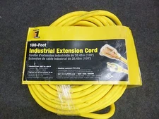 NEW!! POWER 1ST INDUSTRIAL 100' EXTENSION CORD, 10/3 WIRE, 4GAA4 