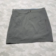 Columbia Skort Womens 12 Green Pockets Outdoors Travel Hiking