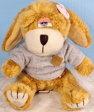 VHTF Vintage Shalom Brown Puppy Dog Plush Stuffed Animal Toy Collectible 8"ish