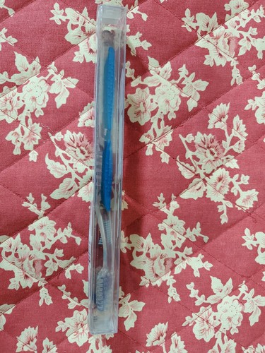 Vintage 1997 CREST Multi Clean Toothbrush ~ Soft 62 Compact Size Blue - Picture 5 of 6