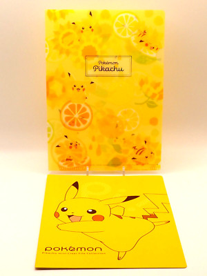 Pokemon Pikachu Mini Clear File Collection 5.7x 8 inch