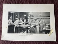Making Pork Pies & Sausage Making,  , Antique print