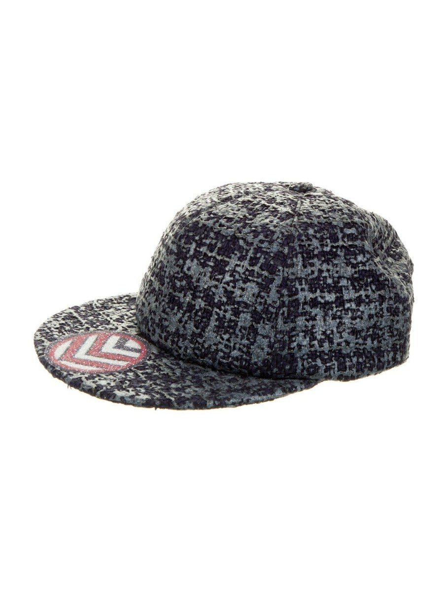 Chanel Women\'s Tweed Cap Hat Navy Blue Chanel Women main image 4