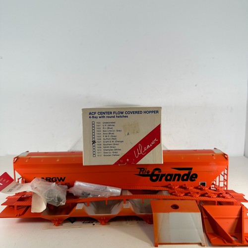 Kit de tolva cubierta de flujo central Weaver 1507 O Rio Grande D&RGW 55469 naranja ACF | Zustand: Used