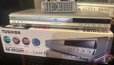 Toshiba SD-3950 S  CD DVD Player 192KHz 24 Bit Audio Mint in Box & Remote USA