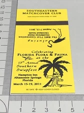 Matchbook Cover Southeastern Matchcover Club  Altamont Springs,Fla gmg unstruck
