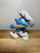 2011 PEYO Smurf Figurine, Smurfs Movie, BAKER, McDonald's, PVC Figure