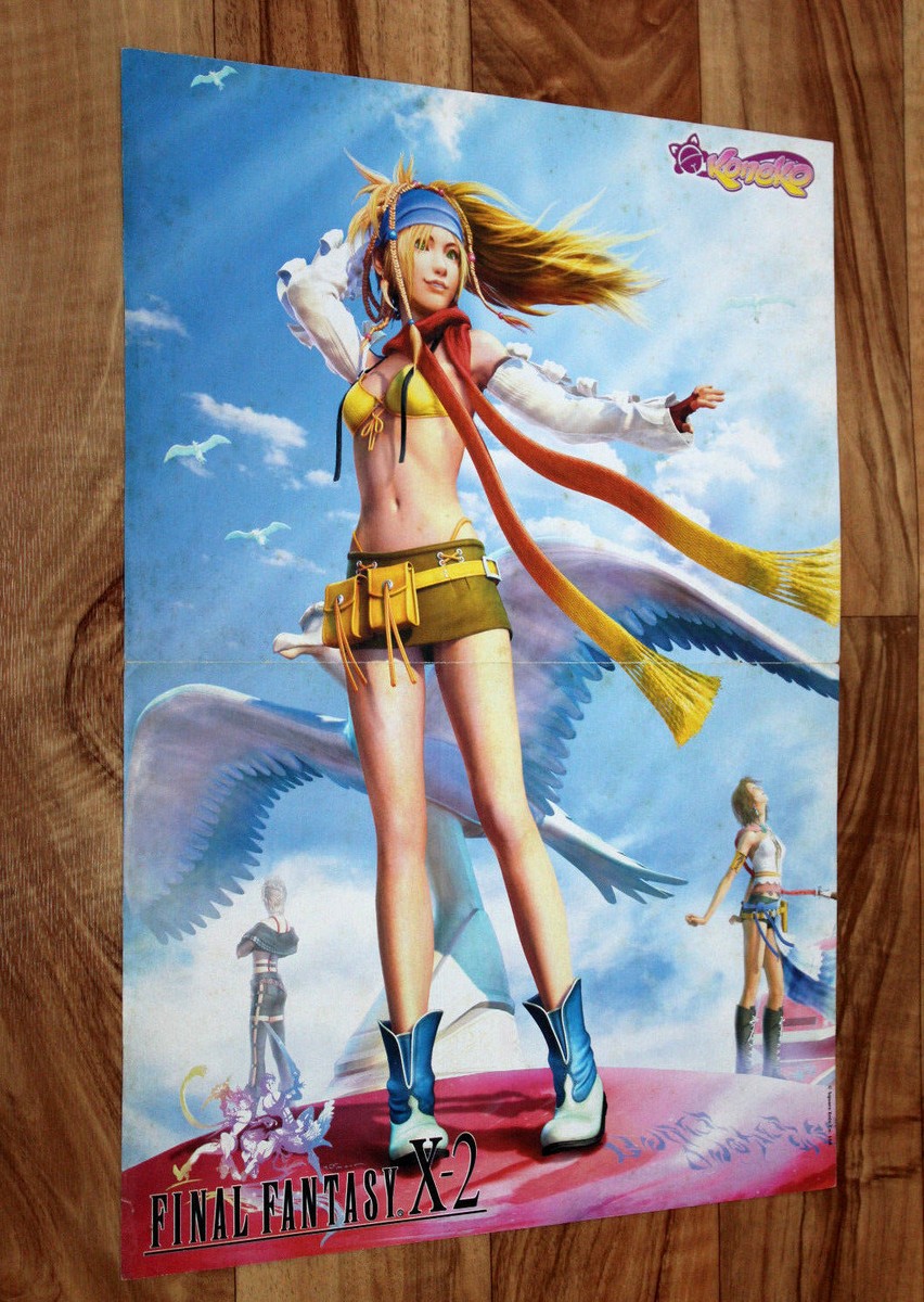 Square Enix Final Fantasy X-2 Drakengard Rare small Poster 42x30cm