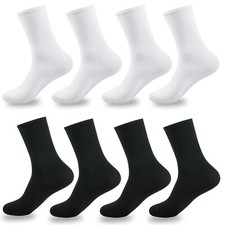 10-100 Paket Tennis Socken Weiß Schwarz Herren Socken Freizeit Sport Socken