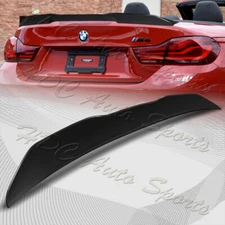 For 2014-2020 BMW F33 F83 Convertible W-Power Matt Black PSM-Style Trunk Spoiler