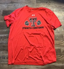 Texas Tech Under Armour  Football  Baseball Team Issued Shirt #19 XXL