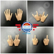 1/6 scale Flexible Hands for 12'' Male Figure Body COO ZC TOYS Hot Toys Phicen