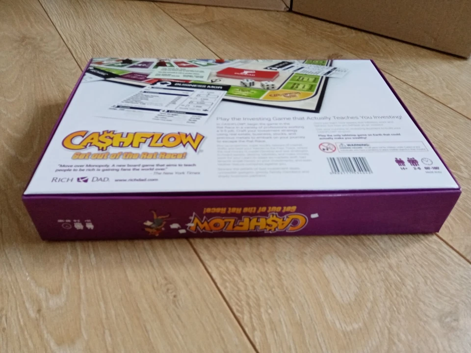 CASHFLOW GET OUT OF THE RAT RACE BOARD GAME 100% COMPLETE - Image 4 of 4