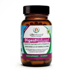 Life Infused - Premium Digestive Enzyme Supplements - 21 Plant-Based Enzymes ...