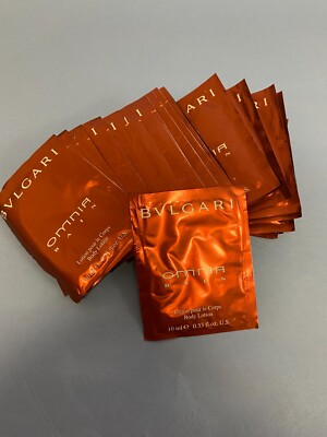 Bvlgari Omnia Bain Body Lotion .33 x 24 Packs Equals 7.92oz Super Rare Item New
