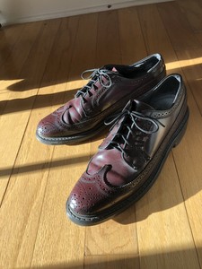 vintage oxblood brogues