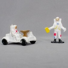 NASA Astronauts Moon Landing Space 2" Action Figures Lot of 2