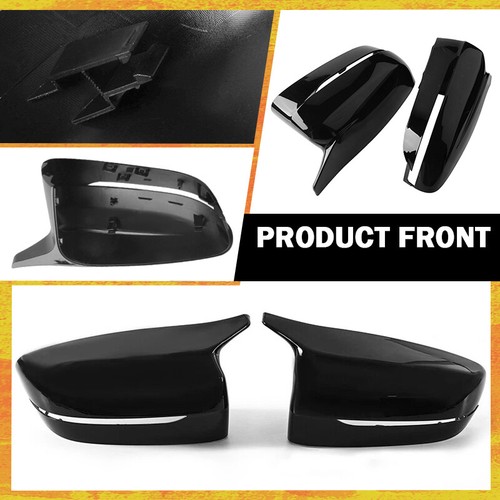 Gloss Black Side Mirror Cover Caps For BMW G20 G21 G22 G30 G31 G11 G14 G15 2PCS - Picture 13 of 18