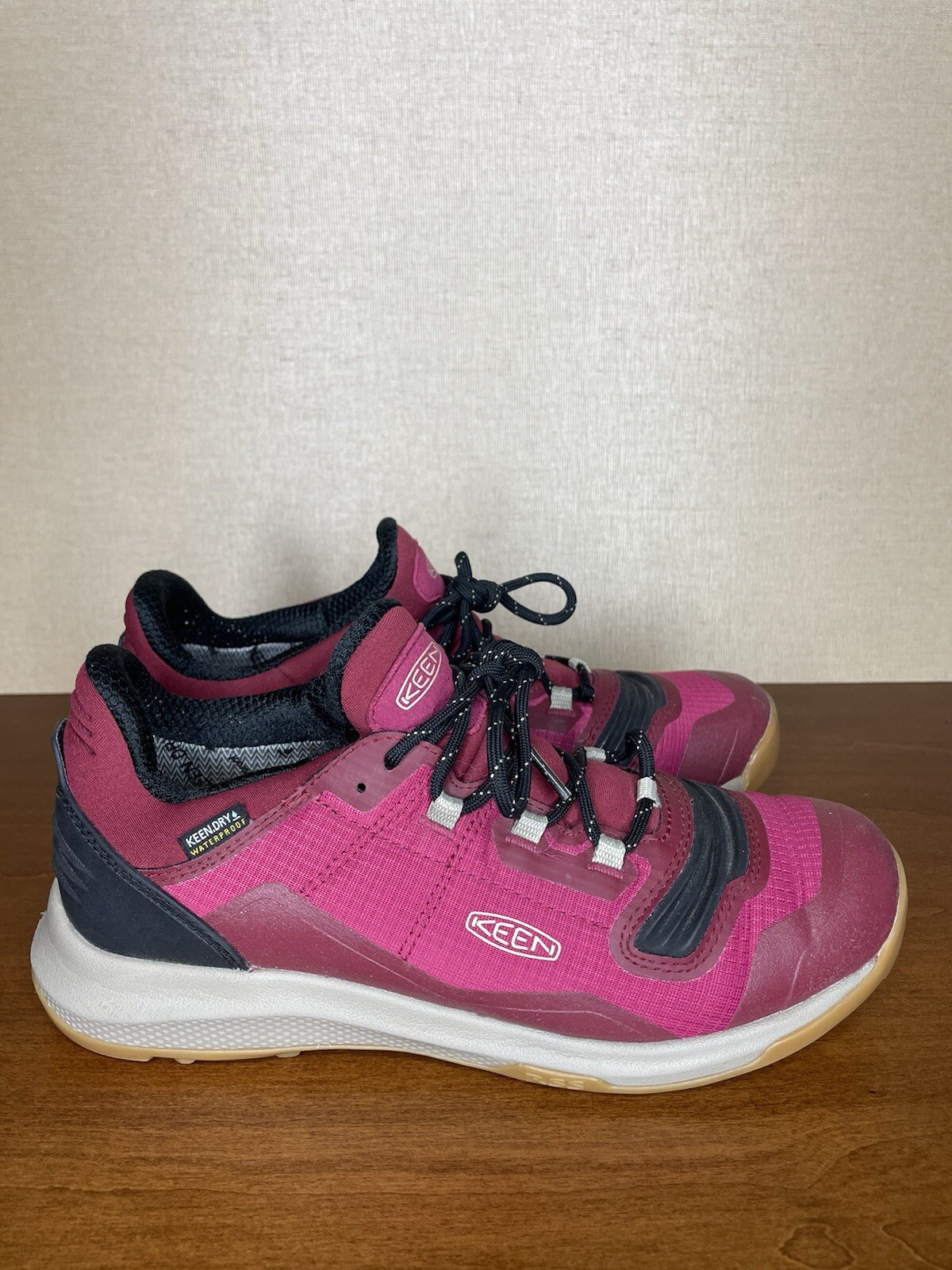 Scarpe Keen Tempo Flex Donna Taglia 8 Basse Impermeabili Escursionismo Trail Running Jam Taupe