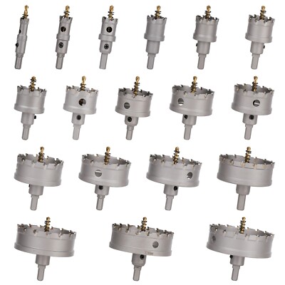 Metal Cutting Hole Saw 12-270mm TCT Alloy Carbide Tip Hole Saw - Metal Drill Bit For Stainless Steel Tungsten Carbide Hole Cutter - Foto 12