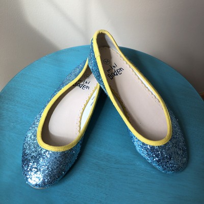 aqua blue flats