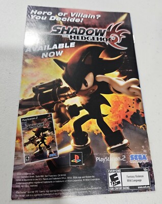 Sonic Riders (PS2 Playstation 2) Instruction Booklet Manual Only