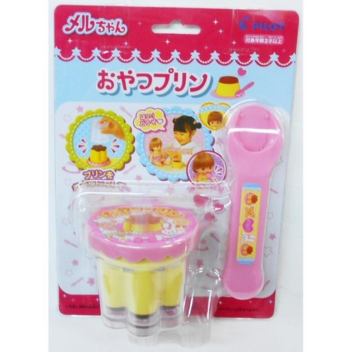 MEL-chan Sweet Flan Pudding Toy Pilot Japan Playhouse Toy Baby Care Fun Snack JP - 第 1/5 張圖片