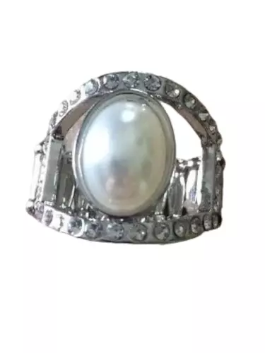 Radiating riches white best sale ring