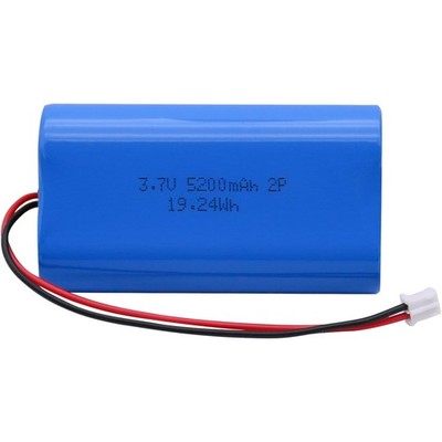 Lithium-Ionen Akku 3,7V 5200mAh Batterie mit PH2.0 Stecker Kamera Gerät