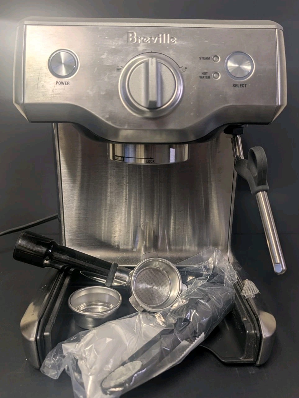 Breville Duo Temp Pro Espresso Machine Stainless Steel w/ St