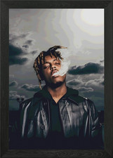 Juice Wrld Portrait Framed Wall Art Poster Canvas Print Picture