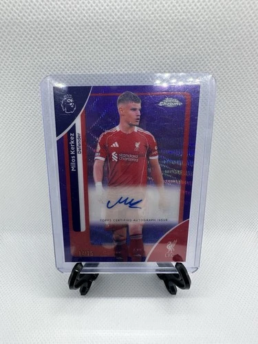 2025 Topps Chrome Milos Kerkez Purple