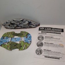 2000 Mattel Hot Wheels X-treme Motocross slot car Jump Scenery Only  Manual