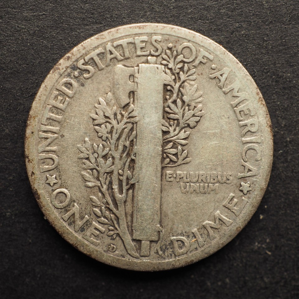 1924 **D** MERCURY HEAD SILVER DIME ***NICE COIN*** - FREE SHIPPING ...