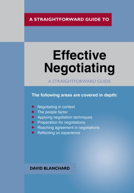 Effective Negotiating by David Blanchard (Paperback Book)