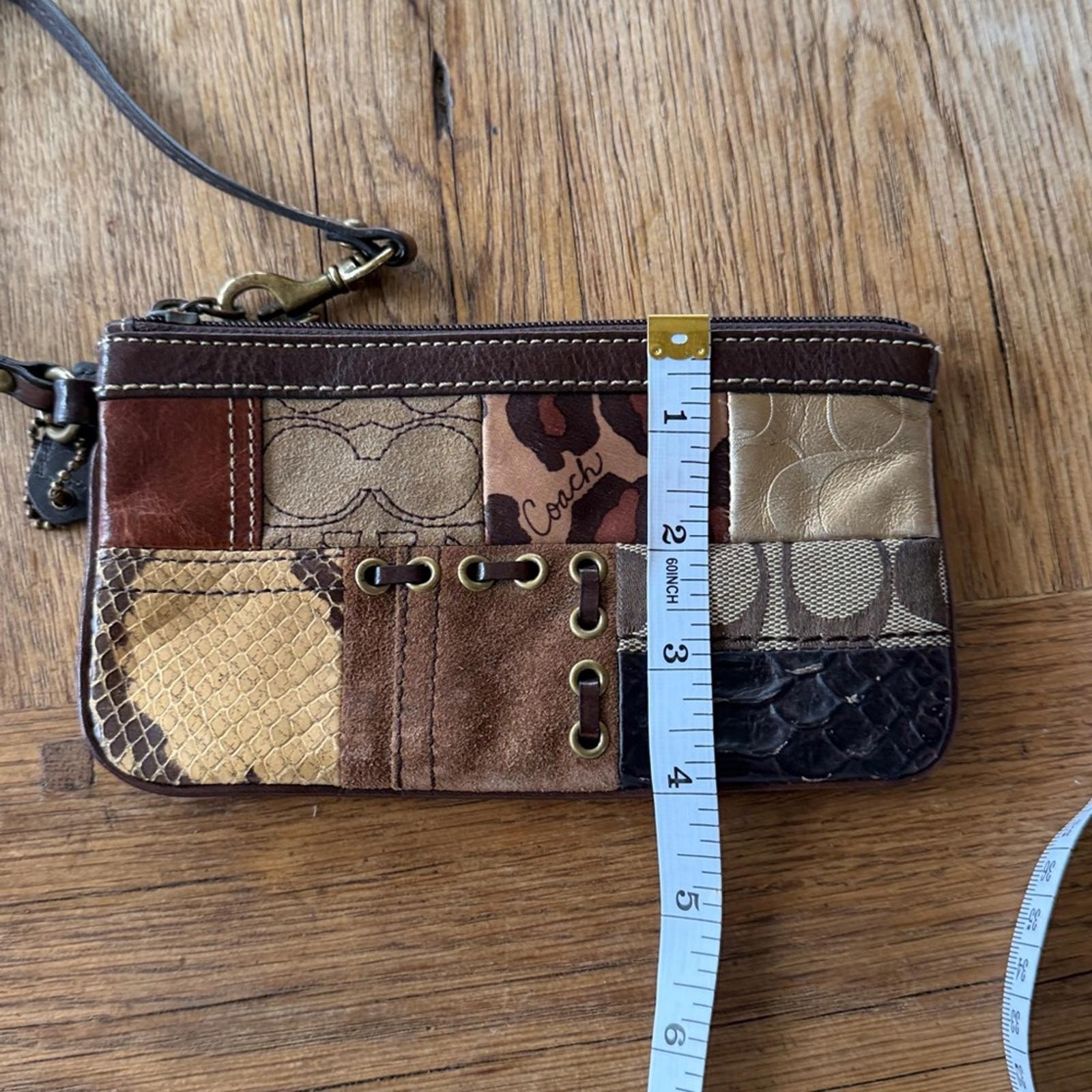 Coach Multicolor Patchwork Wristlet - image 4